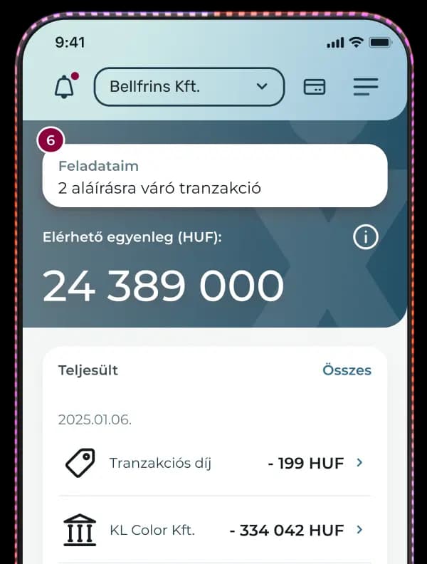 Könnyű pénzkezelés mobil- és webalkalmazással.