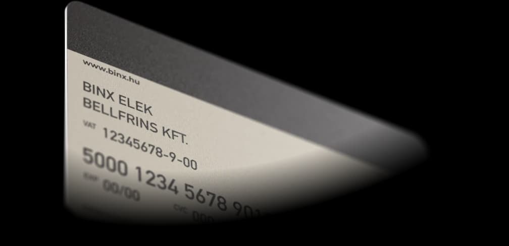 Adószám a kártyán, hogy ne kelljen többé fejben tartanod